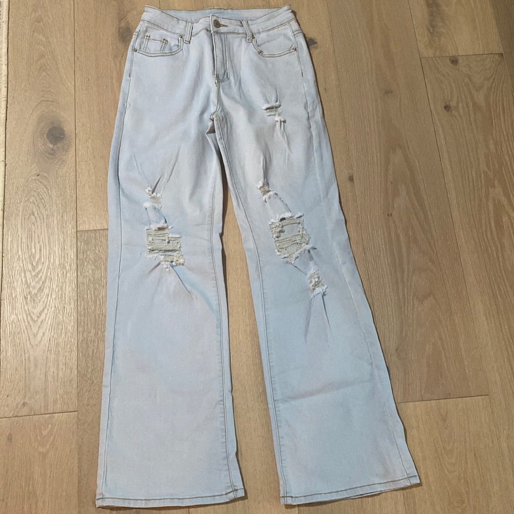 Wide leg jeans